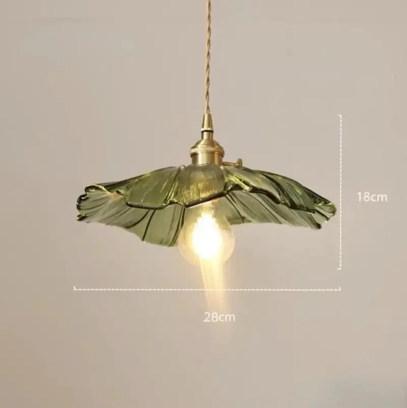 Modern flower shaped pendant light