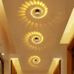 Modern led deckenleuchte schwungvolles design xlumina