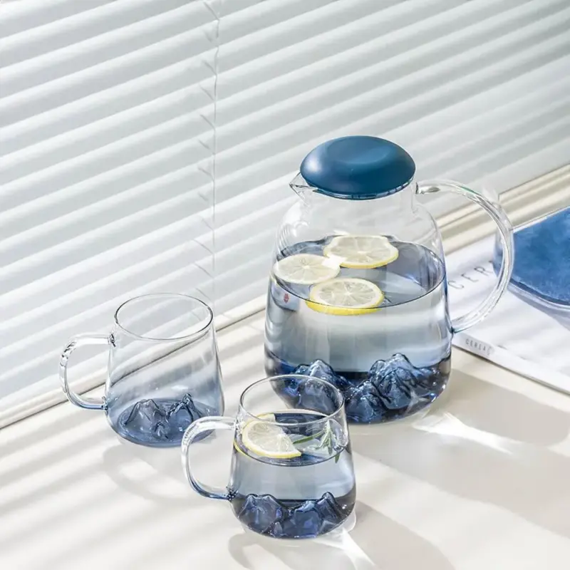 Modern light luxury glass mug set