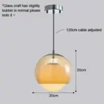 modern-minimalist-glass-ball-pendant-light-875991 Modern minimalist glass ball pendant light
