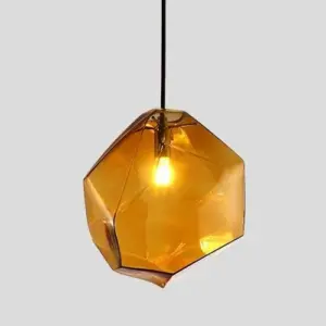 Modern Minimalist Pendant Lights Creative Colorful Glass Pendant Lamps Restaurant LED Lamps Indoor Home Lighting