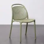 Modern minimalist thickened dining room chair