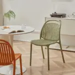 Modern minimalist thickened dining room chair
