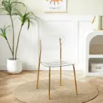 Modern nordic minimalist style dining chairs
