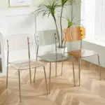 Modern nordic minimalist style dining chairs