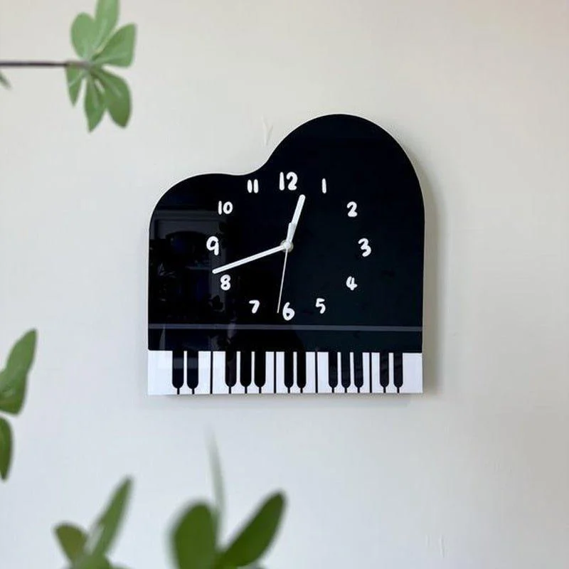 Modern Quartz Piano Wall Clock 208425