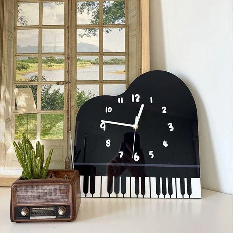 Modern Quartz Piano Wall Clock 415909