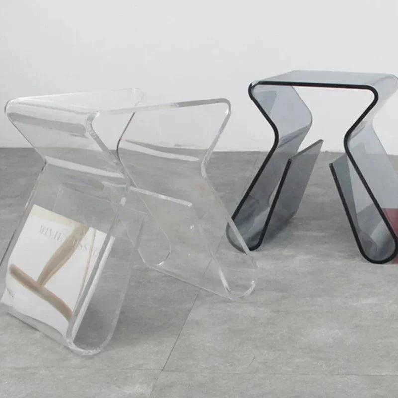 Modern Transparent Coffee Table With Storage 765098