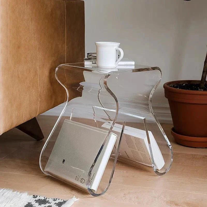 Modern Transparent Coffee Table With Storage 777123