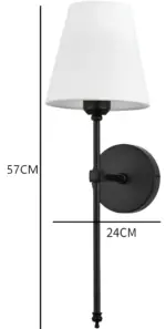 Moderne amerikanische Wandleuchte metall glas led beleuchtung schwarz gold wohnzimmer dekoration xLumina
