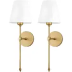 Moderne amerikanische Wandleuchte metall glas led beleuchtung schwarz gold wohnzimmer dekoration xLumina