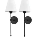 Moderne amerikanische Wandleuchte metall glas led beleuchtung schwarz gold wohnzimmer dekoration xLumina