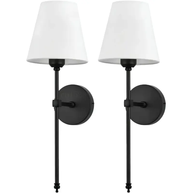 Moderne amerikanische Wandleuchte metall glas led beleuchtung schwarz gold wohnzimmer dekoration xLumina