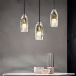 Moderne deckenleuchte haengelampe mit k9 kristallen glamouroeses licht stilvolles design energieeffizient xlumina4