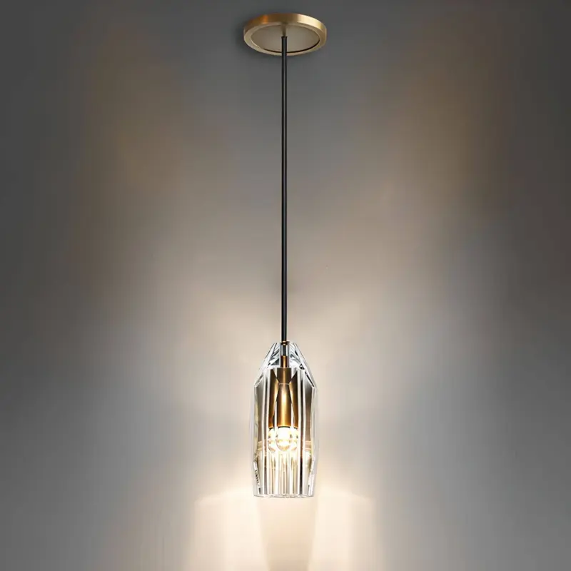 Moderne deckenleuchte haengelampe mit k9 kristallen glamouroeses licht stilvolles design energieeffizient xlumina5