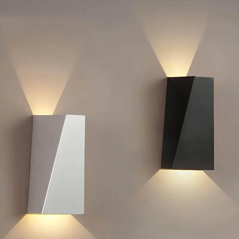 Moderne geometrische wandleuchte design wandlampe warmweiss 3000K 10W xLumina
