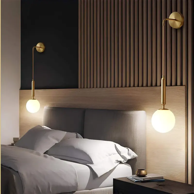 Moderne glas wandleuchte eclipse 12W 3000K design warmlicht elegant xLumina