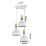Moderne led Deckenlampen schwarz 40cm dimmbxlumina