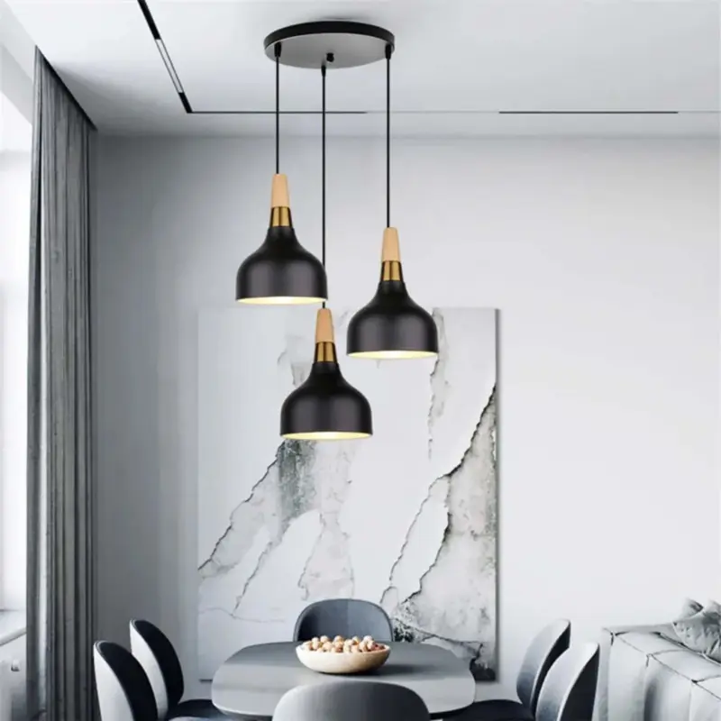 Moderne led Deckenlampen schwarz 40cm dimmbxlumina