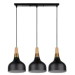 Moderne led Deckenlampen schwarz 40cm dimmbxlumina