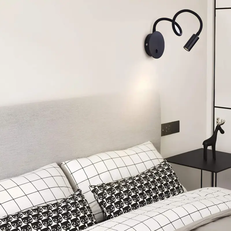 Moderne led wandlampe 360 grad verstellbares licht 9W 4000K schwarz weiss gold elegant xLumina