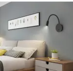 Moderne led wandlampe 360 grad verstellbares licht 9W 4000K schwarz weiss gold elegant xLumina