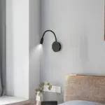 Moderne led wandlampe 360 grad verstellbares licht 9W 4000K schwarz weiss gold elegant xLumina