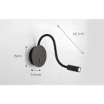 Moderne led wandlampe 360 grad verstellbares licht 9W 4000K schwarz weiss gold elegant xLumina