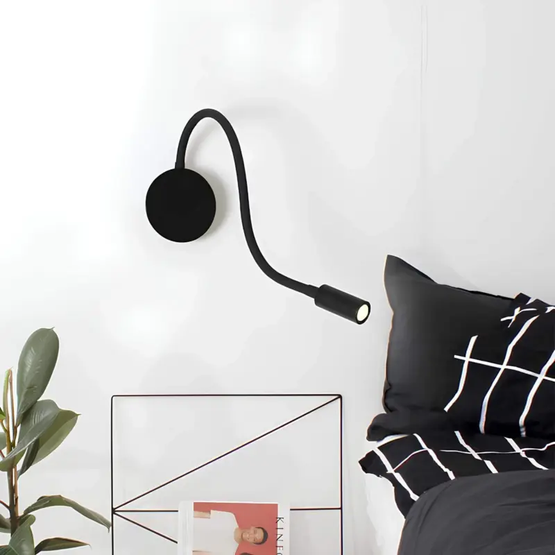 Moderne led wandlampe 360 grad verstellbares licht 9W 4000K schwarz weiss gold elegant xLumina