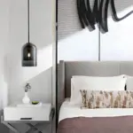 Moderne minimalistische bernstein rauchglas pendelleuchte led deckenleuchte xlumina6