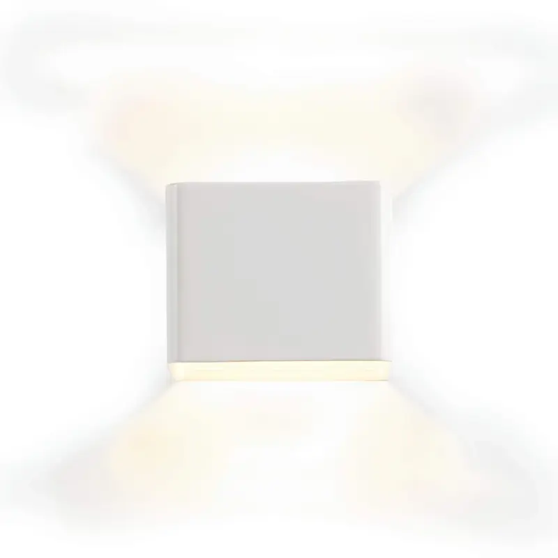 Moderne quadrat wandlampe schwarz weiss gruen led raumbeleuchtung xLumina