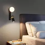 Moderne skandinavische Wandleuchte metall e27 elegantes design einfache montage xLumina