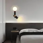 Moderne skandinavische Wandleuchte metall e27 elegantes design einfache montage xLumina