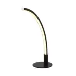 Moderne tischleuchte schwarz inkl led finn