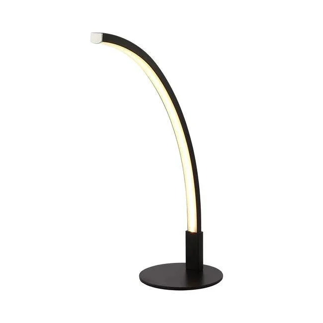 Moderne Tischleuchte Schwarz Inkl Led Finn 1