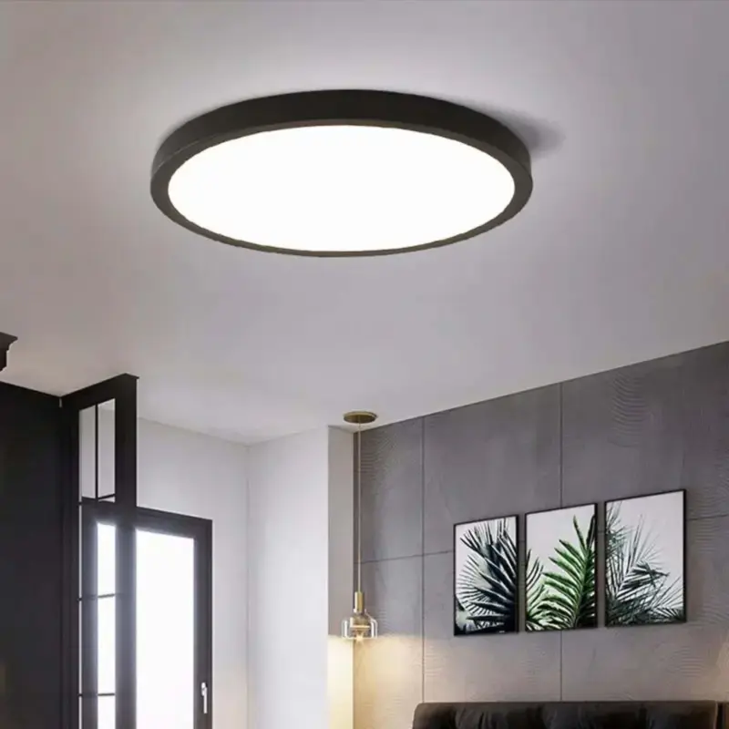 Modlite minimalistische led deckenlampe weiss 40cm energieeffizient moderne beleuchtung xlumina
