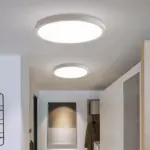 Modlite minimalistische led deckenlampe weiss 40cm energieeffizient moderne beleuchtung xlumina