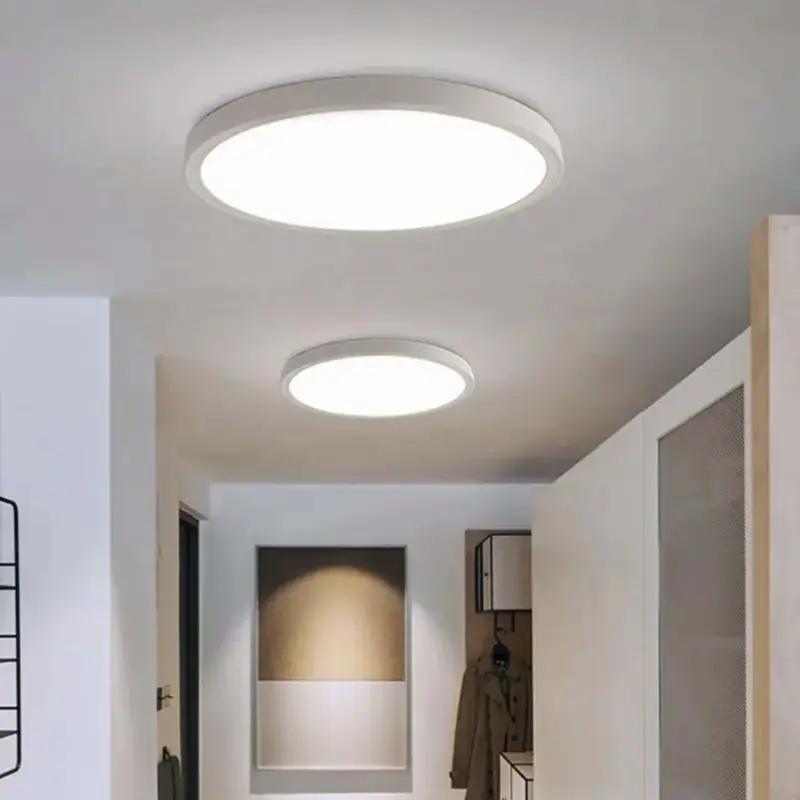 Modlite minimalistische led deckenlampe weiss 40cm energieeffizient moderne beleuchtung xlumina