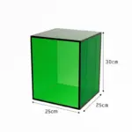 Modular acrylic storage cabinet boxes