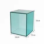 Modular acrylic storage cabinet boxes
