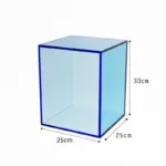 Modular acrylic storage cabinet boxes