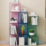 Modular acrylic storage cabinet boxes