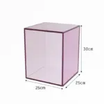 Modular acrylic storage cabinet boxes