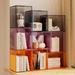 Modular acrylic storage cabinet boxes