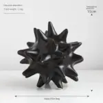 monochrome-ceramic-sea-urchin-ornament-208534 Monochrome ceramic sea urchin ornament
