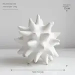 monochrome-ceramic-sea-urchin-ornament-395777 Monochrome ceramic sea urchin ornament