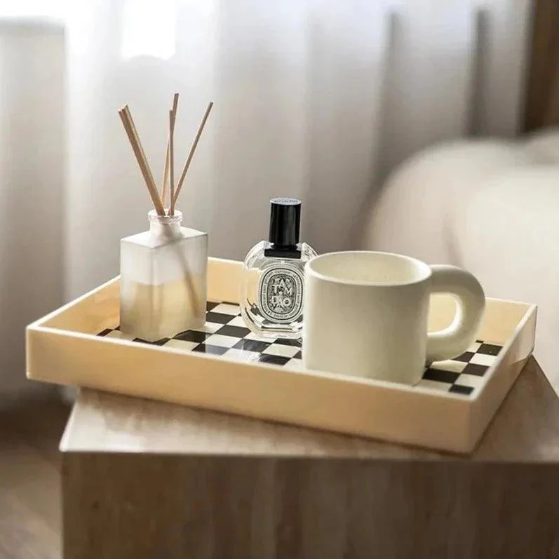 Monochrome Geometric Storage Tray 138528