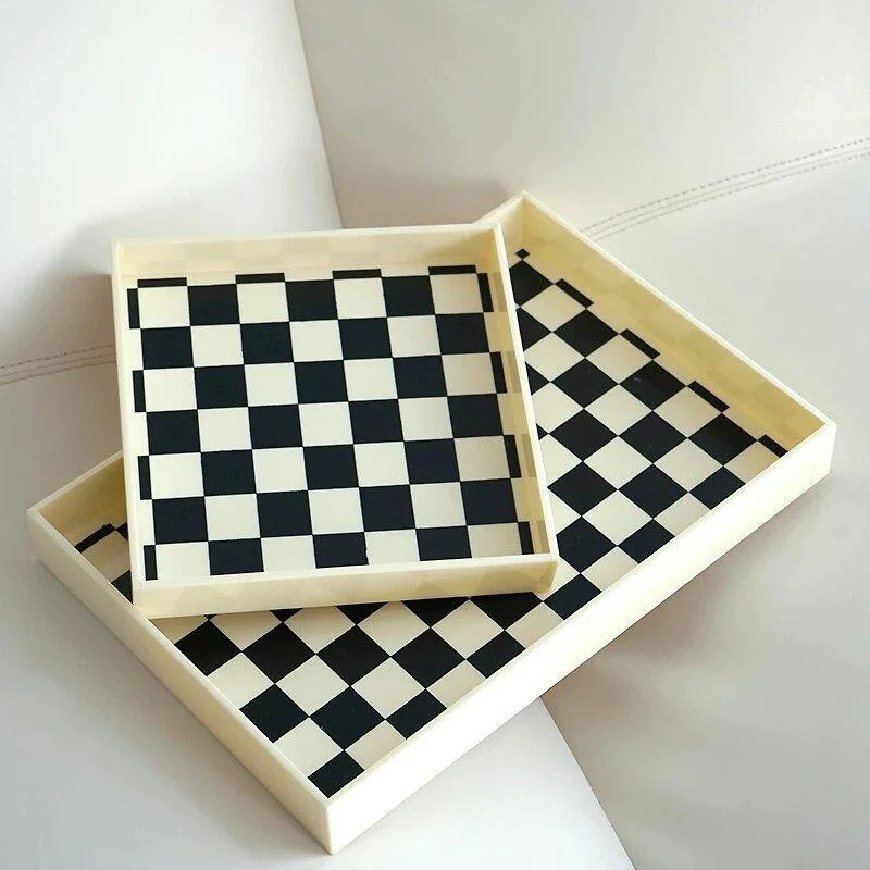 Monochrome Geometric Storage Tray 413519