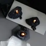 Moon meteor inspired scented candles