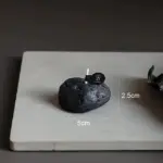 Moon meteor inspired scented candles